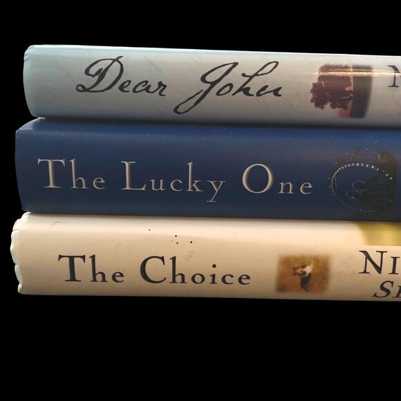 Nicholas Sparks Hardcover Books Set - The Choice The Lucky One Dear John - Picture 2 of 10